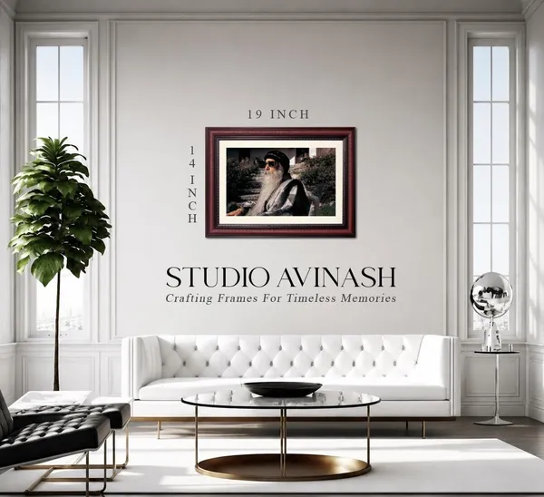 Acharya_Rajneesh_Osho_Sunglasses_Steps_Photo_Frame_Without_Glass_|_Relaxed_on_the_Stairway