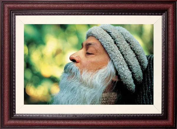 Acharya_Rajneesh_Osho_Sunlit_Side_Profile_Photo_Frame_Without_Glass_|_Light_Falling_Just_Right