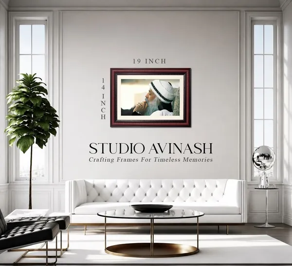 Acharya_Rajneesh_Osho_Striped_Cap_Portrait_Without_Glass_|_Quiet_Consideration_Frame