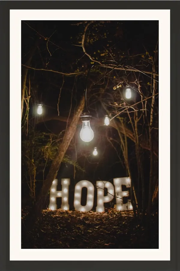 Hope_Illuminated_Letters_Motivational_Quote_Frame_Without_Glass