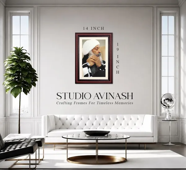 Acharya_Rajneesh_Osho_Bright_Seated_Meditating_Portrait_Without_Glass_|_Light_of_Stillness_Frame
