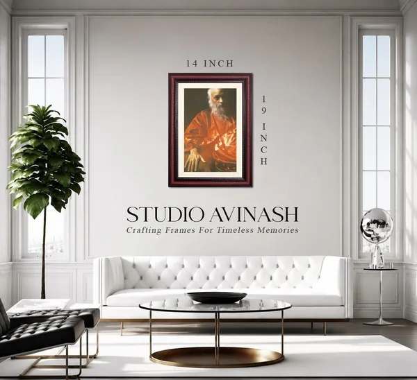 Osho_Acharya_Rajneesh_Photo_Formal_Seated_Frame_Without_Glass