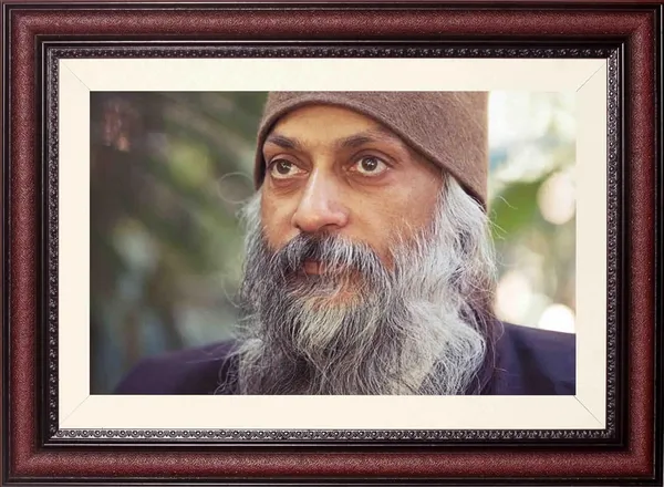 Osho_Rajneesh_Outdoor_Close_Portrait_Without_Glass_|_Nature's_Quiet_Companion_Frame