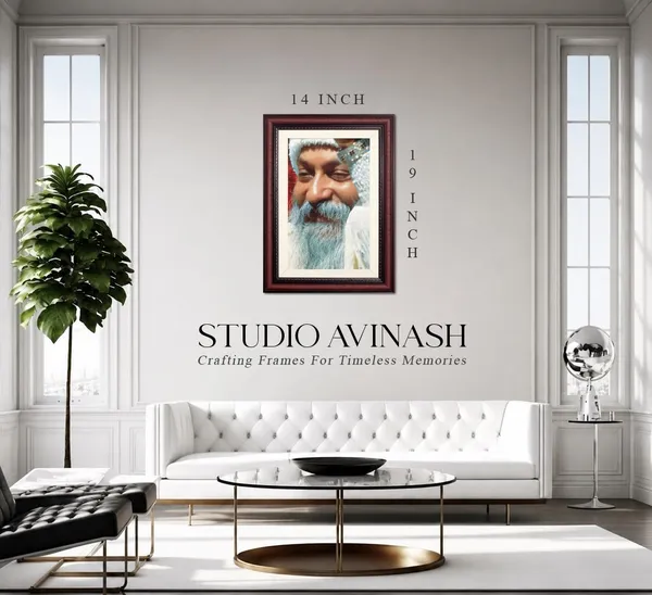 Acharya_Rajneesh_Osho_Jeweled_Robe_Close_Portrait_Without_Glass_|_Grace_and_Grandeur_Frame