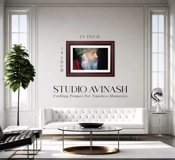 Osho_Rajneesh_Green_Cap_Side_Profile_Without_Glass_|_Reflective_Repose_Frame