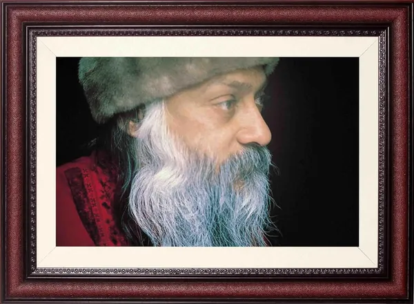 Osho_Rajneesh_Green_Cap_Side_Profile_Without_Glass_|_Reflective_Repose_Frame