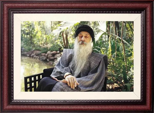 An_Afternoon_in_the_Garden_Photo_Frame_Without_Glass_|_Acharya_Rajneesh_Osho_at_Rest_Frame
