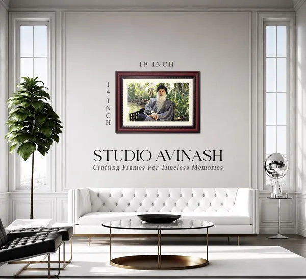 An_Afternoon_in_the_Garden_Photo_Frame_Without_Glass_|_Acharya_Rajneesh_Osho_at_Rest_Frame