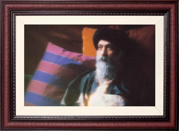 Osho_Rajneesh_Photo_Patterned_Backdrop_Frame_Without_Glass