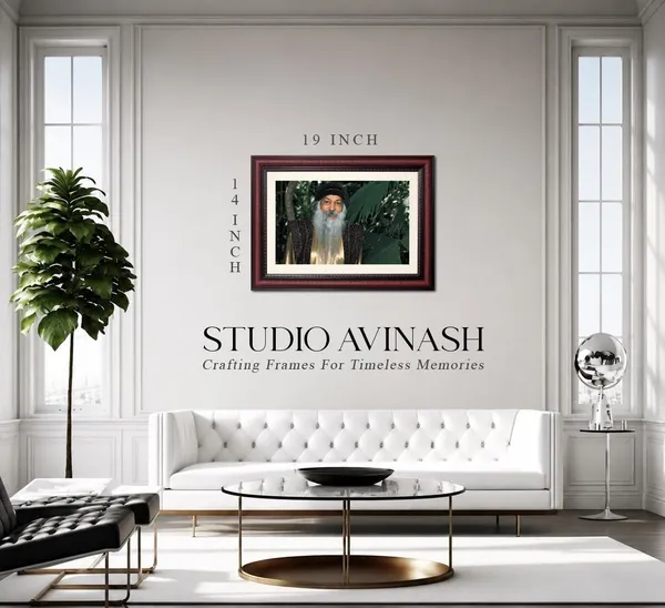 Acharya_Rajneesh_Osho_Among_the_Leaves_Photo_Frame_Without_Glass_|_Hidden_in_Green_Stillness