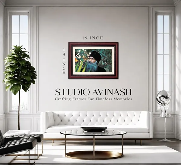 Osho_|_Acharya_Rajneesh_Photo_Ornate_Cap_Portrait_Frame_Without_Glass
