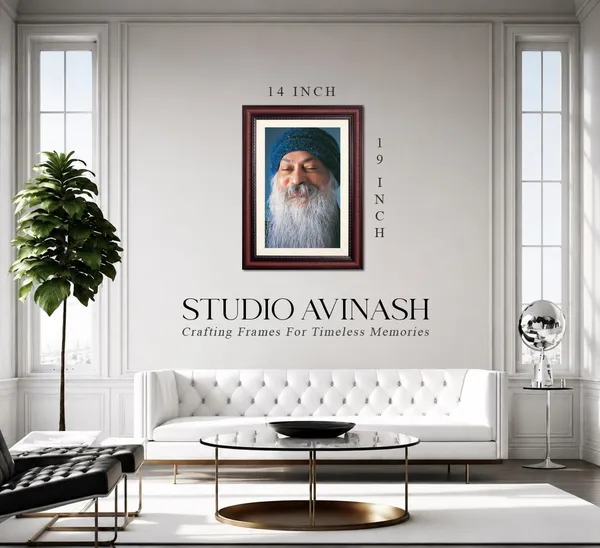 Osho_Smile_Photo_Portrait_Without_Glass_|_Inner_Silence_Revealed_Frame