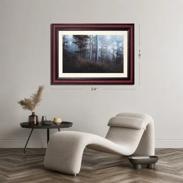 Forest_Wall_Art_Foggy_Pine_Landscape_Photo_Frame_Without_Glass