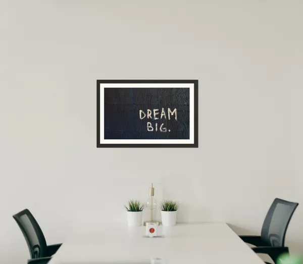 Dream_Big_Chalk_Wall_Motivational_Quotes_Frame_Without_Glass
