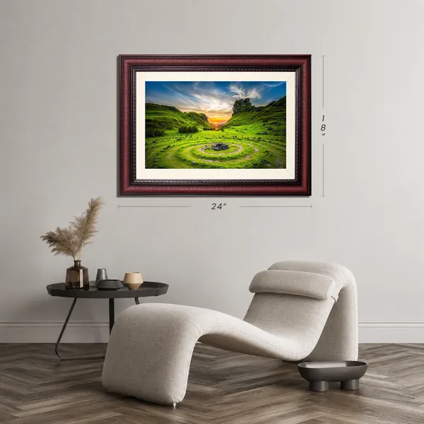 Green_Valley_Landscape_Wall_Art_Spiral_Stone_Sunset_Photo_Frame_Without_Glass