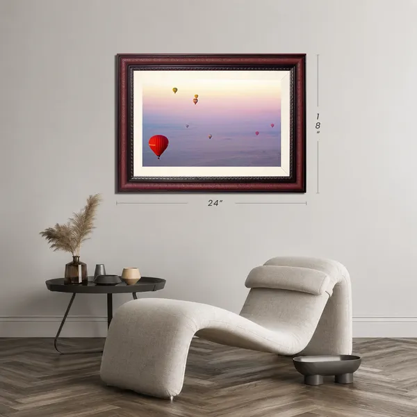 Hot_Air_Balloon_Landscape_Wall_Art_Misty_Sky_Photo_Frame_Without_Glass