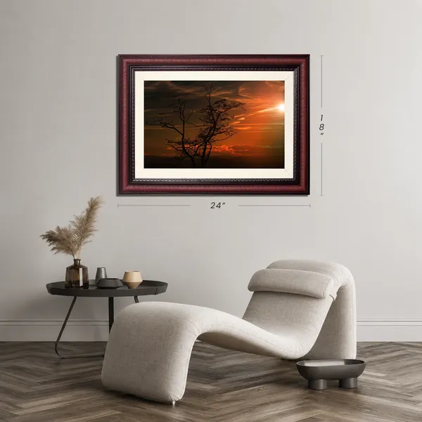 Sunset_Wall_Art_Silhouette_Tree_Landscape_Photo_Frame_Without_Glass