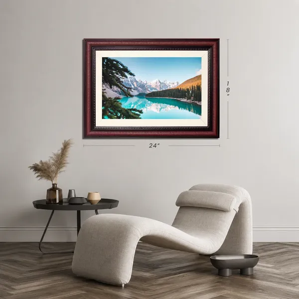 Turquoise_Glacier_Landscape_Wall_Art_Snow_Mountains_Photo_Frame_Without_Glass