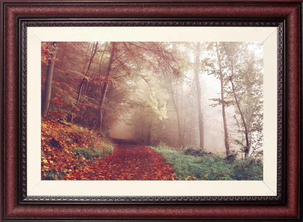 Forest_Wall_Art_Misty_Autumn_Path_Landscape_Photo_Frame_Without_Glass