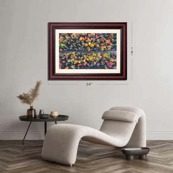 Aerial_Autumn_Landscape_Wall_Art_Colorful_Forest_Road_Photo_Frame_Without_Glass