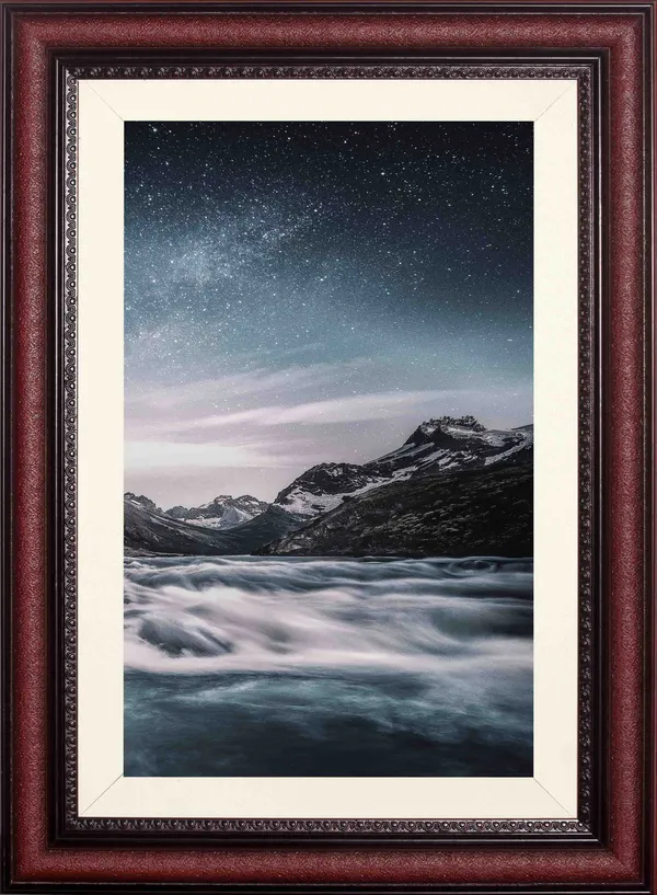 Milky_Way_Mountain_Landscape_Wall_Art_River_Photo_Frame_Without_Glass