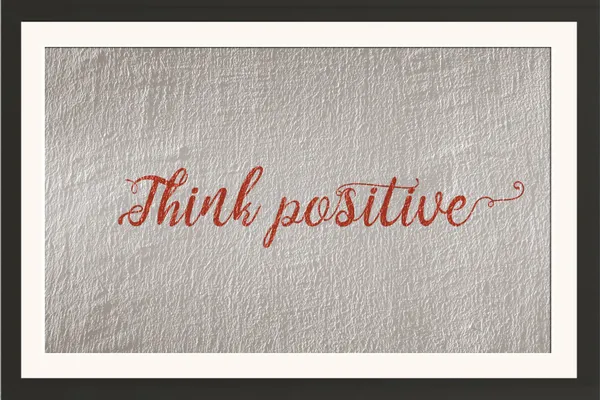Think_Positive_Script_Quote_Photo_Frame_Without_Glass