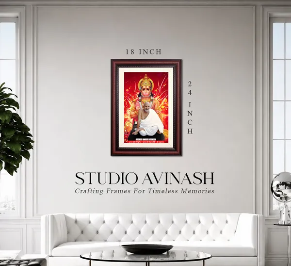 Neem_Karoli_Baba_Photo_With_Hanuman_Ji_Frame_Without_Glass