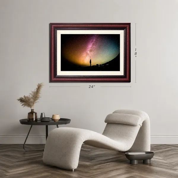 Milky_Way_Landscape_Wall_Art_Silhouette_Figure_Photo_Frame_Without_Glass