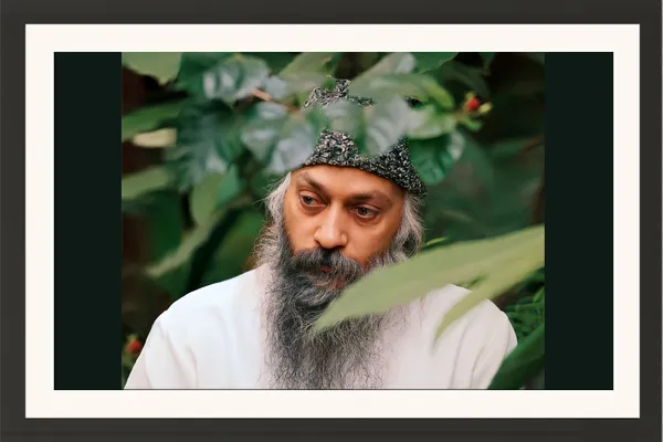 Acharya_Rajneesh_Osho_Deep_Green_Foliage_Photo_Frame_Without_Glass_|_Detail_Set_Deep_in_Green
