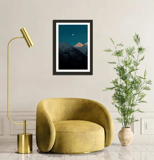 Mountain_Landscape_Wall_Art_Golden_Peak_Moon_Photo_Frame_Without_Glass