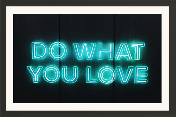 Do_What_You_Love_Neon_Motivational_Quotes_Wall_Art_Frame_Without_Glass