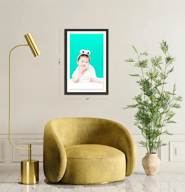 Cute_Baby_Photo_Frame_Playful_Teal_Nursery_Decor_Without_Glass