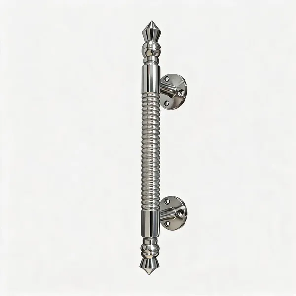 Stainless_Steel_Silver_Ridged_Grip_Door_Handle