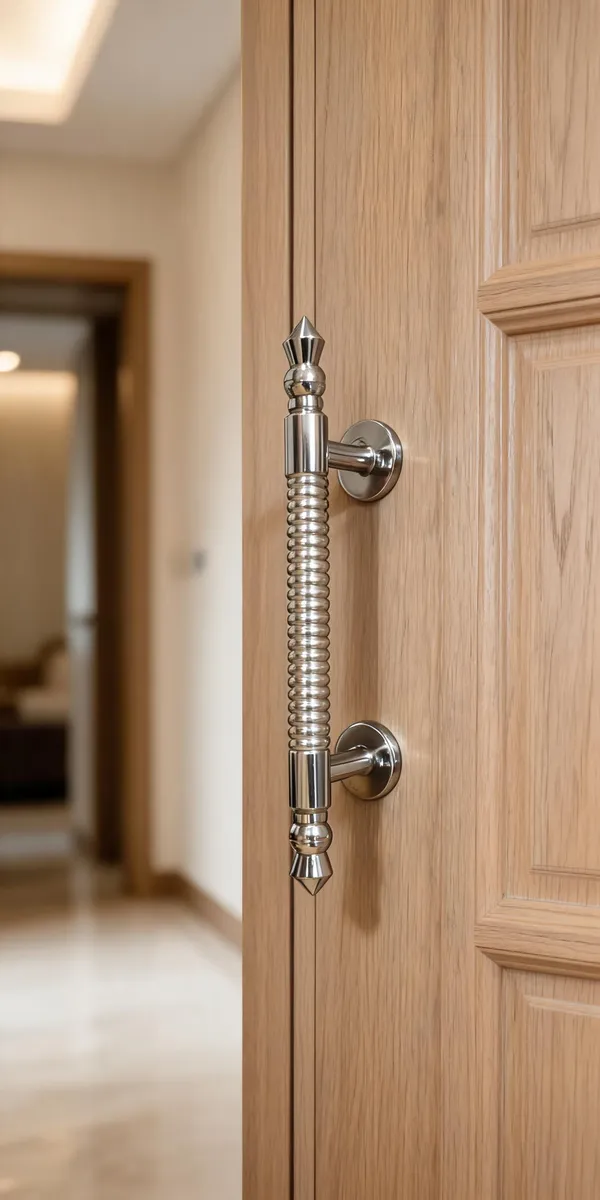Stainless_Steel_Silver_Ridged_Grip_Door_Handle