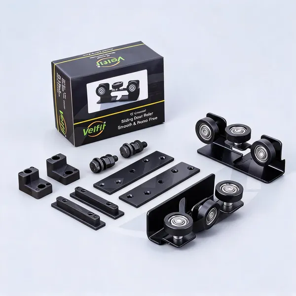 Iron_Black_Sliding_Door_Roller_System_With_Hardware_Kit