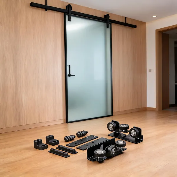 Iron_Black_Sliding_Door_Roller_System_With_Hardware_Kit
