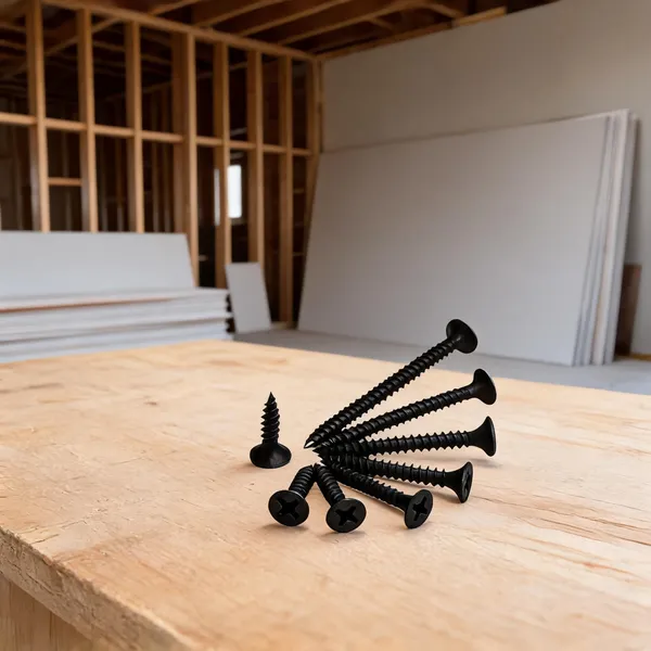 Black_Carbon_Steel_Phillips_Bugle_Head_Drywall_Screw