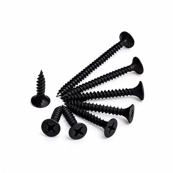 Black_Carbon_Steel_Phillips_Bugle_Head_Drywall_Screw