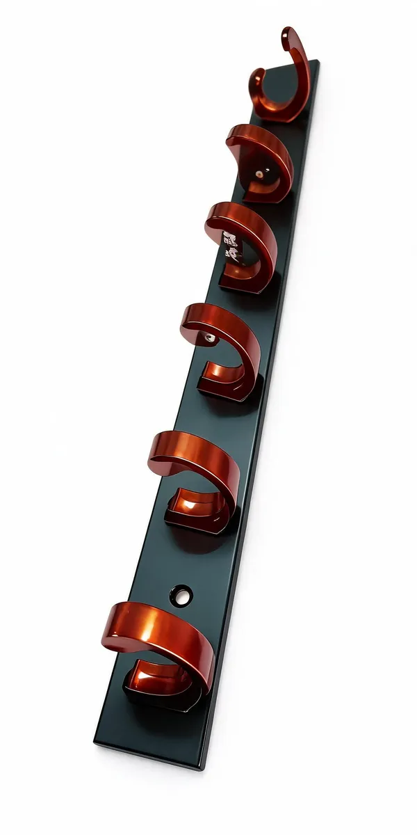 Aluminium_Black_Red_Wall_Mount_Display_Hook_Hanger