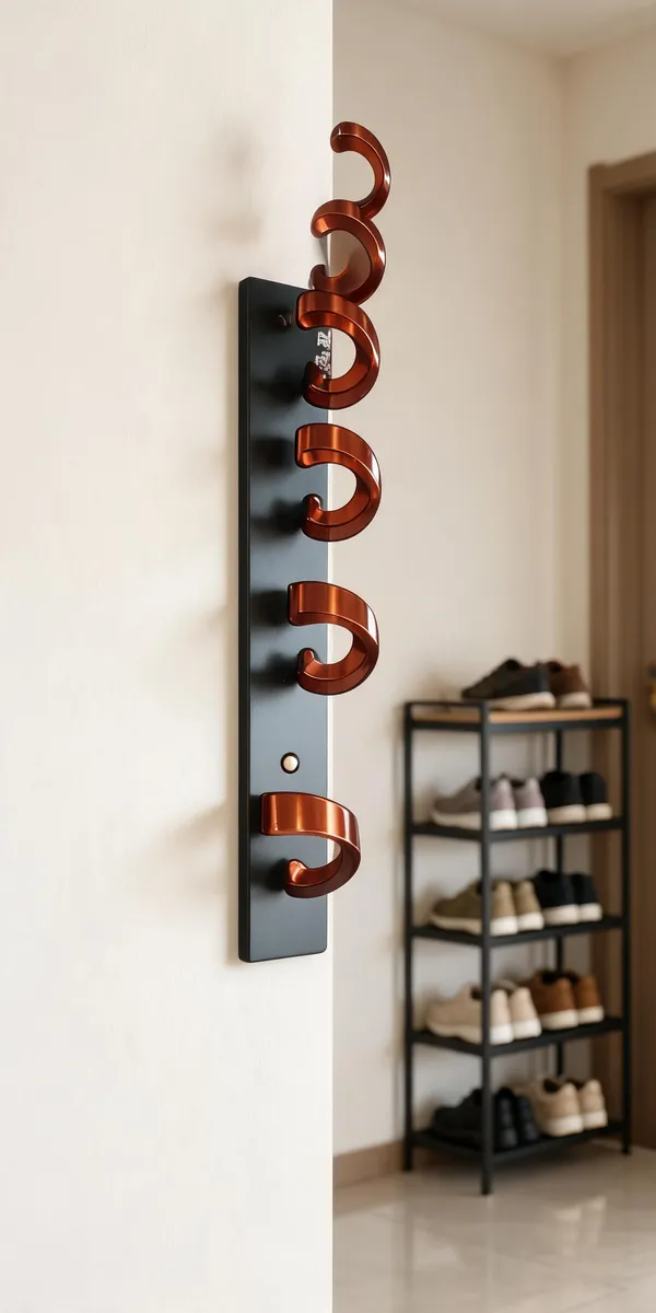 Aluminium_Black_Red_Wall_Mount_Display_Hook_Hanger