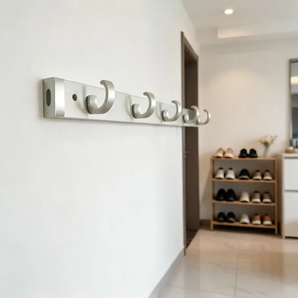 Aluminium_Silver_Wall_Mount_Hook_Hanger_Pack_Of_6