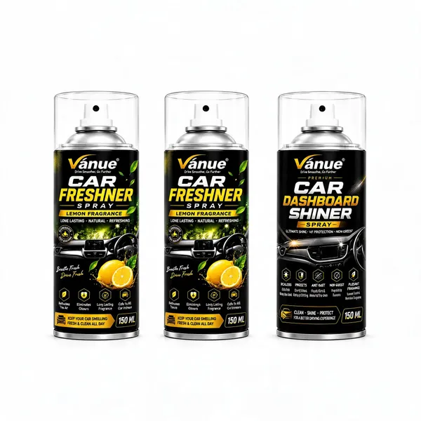 Vanue_Car_Freshener_Lemon_And_Dashboard_Shiner_Spray_Set