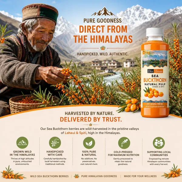 Draherbs_Himalayan_Sea_Buckthorn_Pulp_Juice_300ml_Lahaul_Spiti_Cold_Pressed_Vitamin_C_Omega_3_6_7_9_Immunity_Skin_Glow_Gut_Health_No_Added_Sugar_Antioxidant_Rich_Berry_Juice