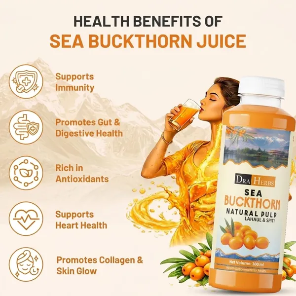 Draherbs_Himalayan_Sea_Buckthorn_Pulp_Juice_300ml_Lahaul_Spiti_Cold_Pressed_Vitamin_C_Omega_3_6_7_9_Immunity_Skin_Glow_Gut_Health_No_Added_Sugar_Antioxidant_Rich_Berry_Juice