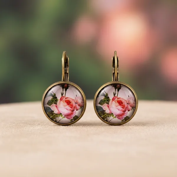 Rose_Garden_Alloy_Gemstone_Drop_Earrings_For_Women