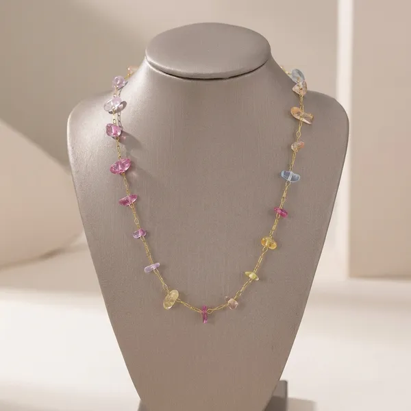 Golden_Stainless_Steel_Ornamental_Stone_Pendant_Necklace