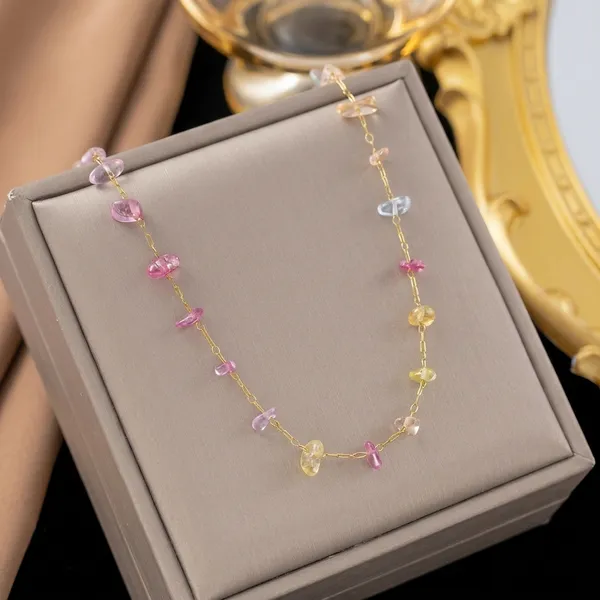 Golden_Stainless_Steel_Ornamental_Stone_Pendant_Necklace