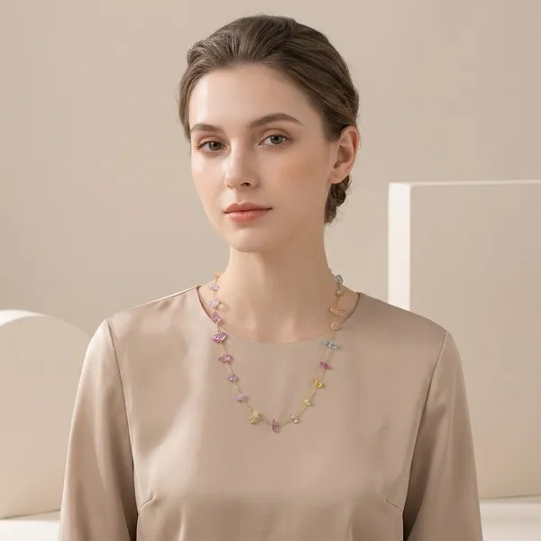 Golden_Stainless_Steel_Ornamental_Stone_Pendant_Necklace