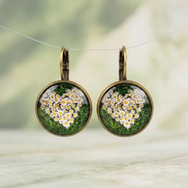 Daisy_Heart_Alloy_Gemstone_Drop_Earrings_For_Women