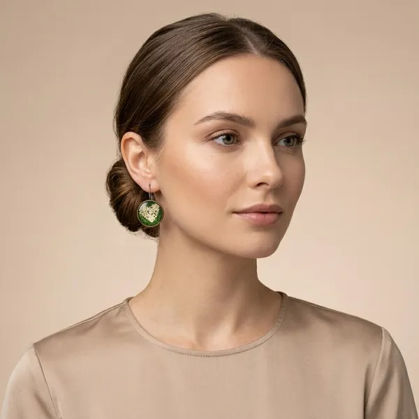 Daisy_Heart_Alloy_Gemstone_Drop_Earrings_For_Women
